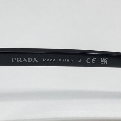 【中古品】【メンズ】 PRADA プラダ VPR13W-F 眼鏡 メガネ アイウェア カラーBLACK クロス.ケース.箱付属　※キズあり 183-260924-ky-12-fuzh 万代Net店