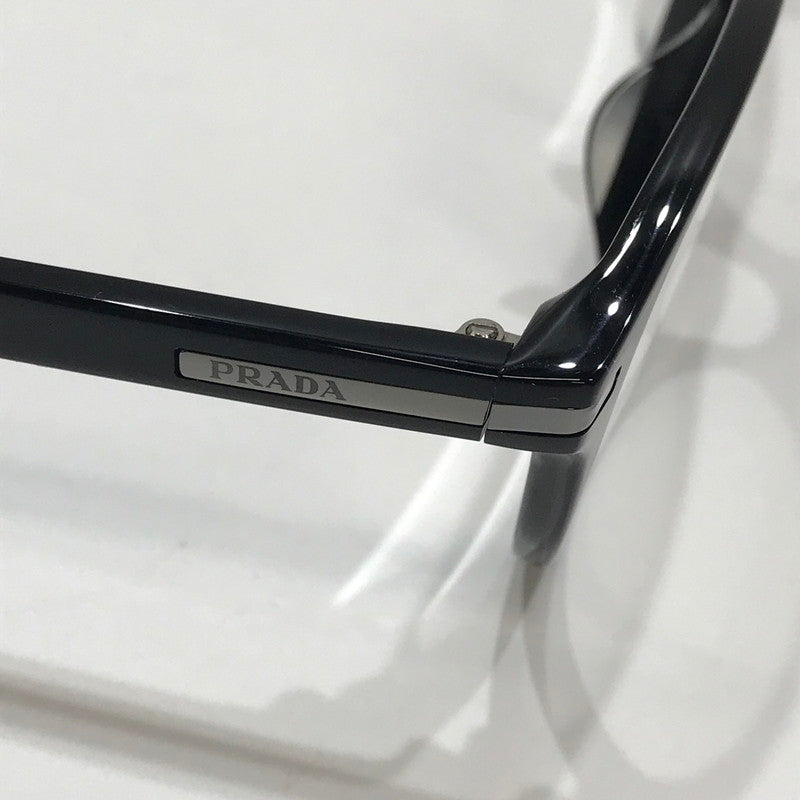 【中古品】【メンズ】 PRADA プラダ VPR13W-F 眼鏡 メガネ アイウェア カラーBLACK クロス.ケース.箱付属　※キズあり 183-260924-ky-12-fuzh 万代Net店