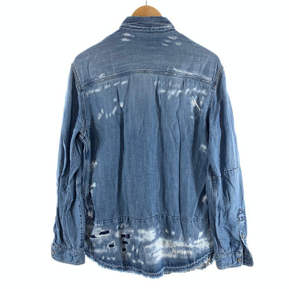 【中古品】【メンズ】 DIESEL ディーゼル デニムシャツ 長袖シャツ 141-260926-gm-42-fuzh サイズ：S カラー：インディゴ 万代Net店