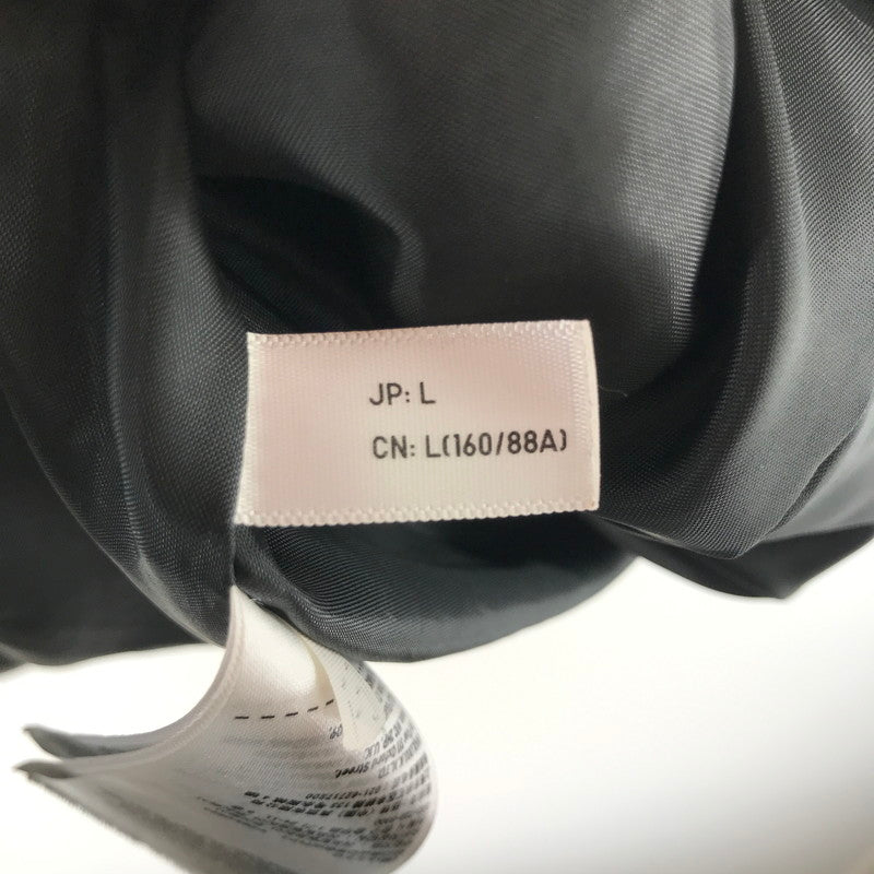 【中古品】【レディース】 UNIQLO ユニクロ DOWN COAT ダウンコート アウター 上着 フード付き BLACK ※使用感あり・腰ベルト無し 169-261018-io-02-fuzh サイズ：L カラー：ブラック 万代Net店