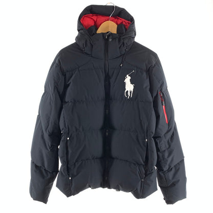 【中古品】【メンズ】 POLO RALPH LAUREN ポロ・ラルフローレン DOWN JACKET ダウンジャケット アウター ブランド 古着 145-260923-gm-31-fuzh サイズ：M カラー：ブラック 万代Net店