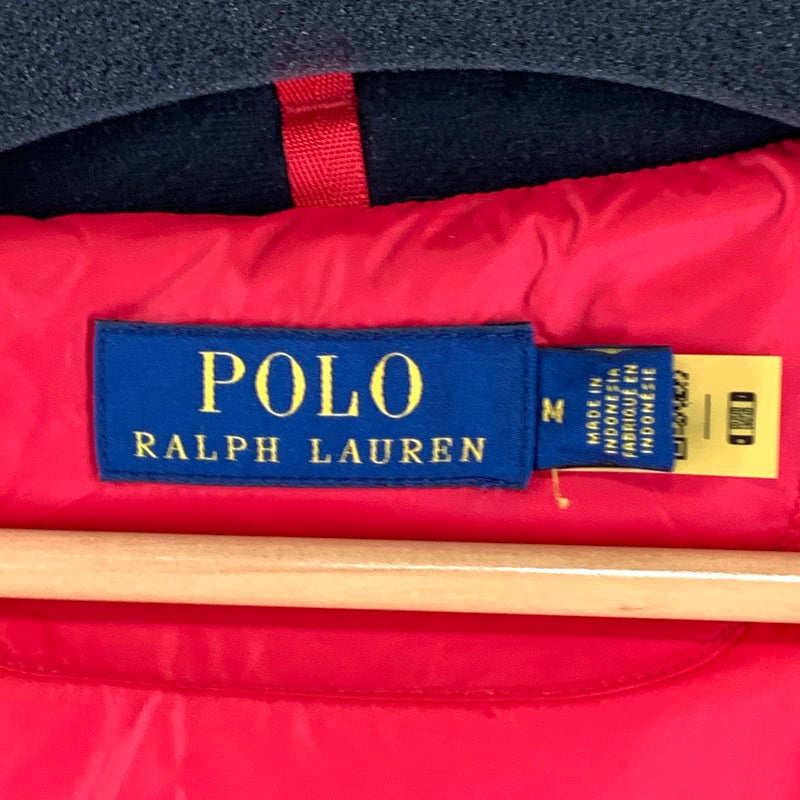 【中古品】【メンズ】 POLO RALPH LAUREN ポロ・ラルフローレン DOWN JACKET ダウンジャケット アウター ブランド 古着 145-260923-gm-31-fuzh サイズ：M カラー：ブラック 万代Net店