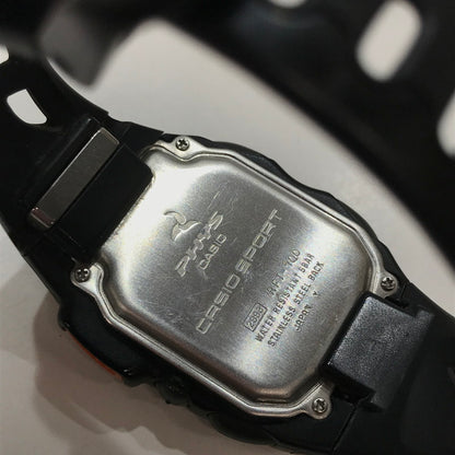 【中古品】【メンズ】 CASIO カシオ RFT-100 PHYS TIMERS11 腕時計 時計 BLACK 本体のみ ※キズ・汚れ・埃付着あり 197-261014-io-08-fuzh カラー：ブラック 万代Net店