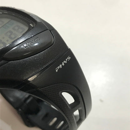 【中古品】【メンズ】 CASIO カシオ RFT-100 PHYS TIMERS11 腕時計 時計 BLACK 本体のみ ※キズ・汚れ・埃付着あり 197-261014-io-08-fuzh カラー：ブラック 万代Net店