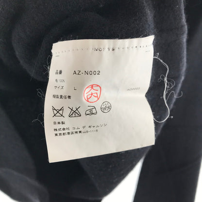 【中古品】【メンズ】 PLAY COMME DES GARCONS プレイコムデギャルソン AZ-N002 KNIT SWEATER BLACK ニットセーター ハートワッペン SIZE:L 140-260924-ky-03-fuzh 万代Net店