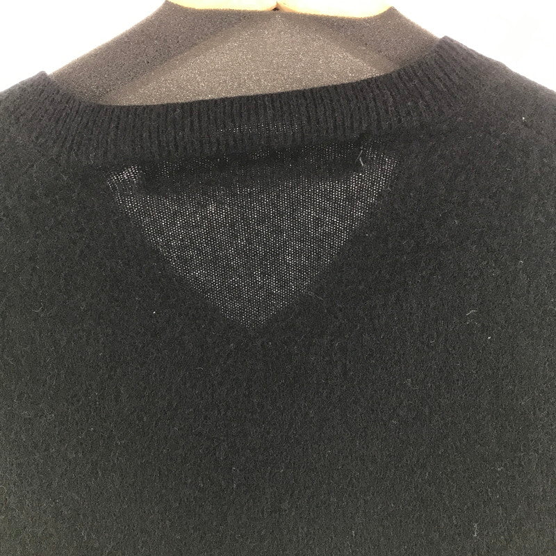 【中古品】【メンズ】 PLAY COMME DES GARCONS プレイコムデギャルソン AZ-N002 KNIT SWEATER BLACK ニットセーター ハートワッペン SIZE:L 140-260924-ky-03-fuzh 万代Net店