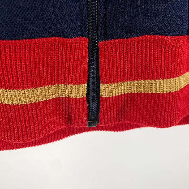 【中古品】【メンズ】 CHAMPION チャンピオン トラックジャケット ジャージ NAVY.YELLOW.RED 70S～80S 男性 145-260927-io-11-fuzh サイズ：L カラー：ネイビー/イエロー/レッド 万代Net店