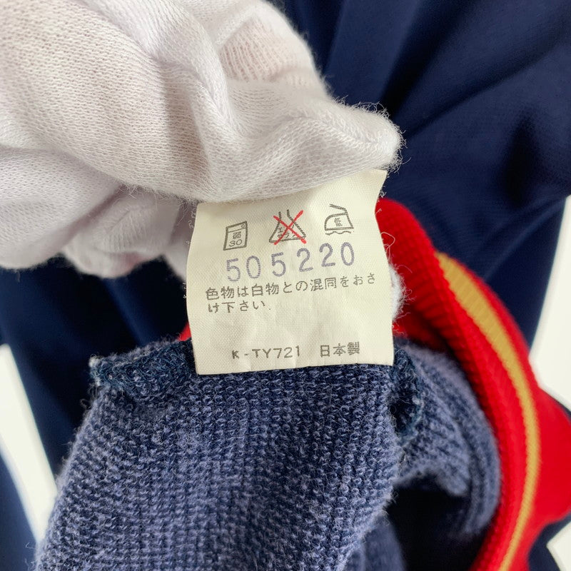 【中古品】【メンズ】 CHAMPION チャンピオン トラックジャケット ジャージ NAVY.YELLOW.RED 70S～80S 男性 145-260927-io-11-fuzh サイズ：L カラー：ネイビー/イエロー/レッド 万代Net店