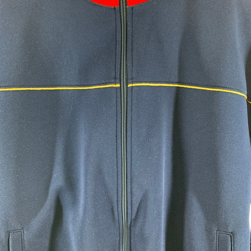 【中古品】【メンズ】 CHAMPION チャンピオン トラックジャケット ジャージ NAVY.YELLOW.RED 70S～80S 男性 145-260927-io-11-fuzh サイズ：L カラー：ネイビー/イエロー/レッド 万代Net店