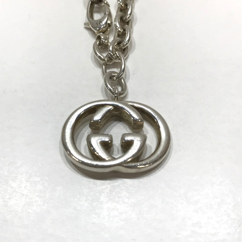【中古品】【メンズ】 GUCCI グッチ インターロッキングG チェーンブレスレット シルバー925　 保存袋、箱有 182-260924-ky-13-fuzh 万代Net店