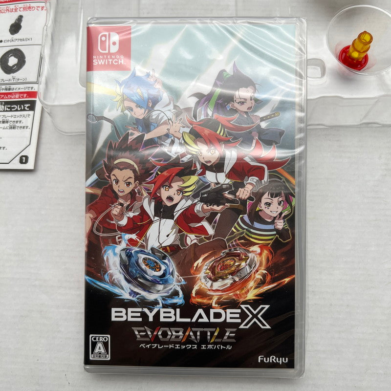 【中古美品】 ベイブレードエックス エボバトル -Switch-　ソフト [CERO区分_A / 全年齢対象商品] 029-260825-MO-02-fuz 万代Net店