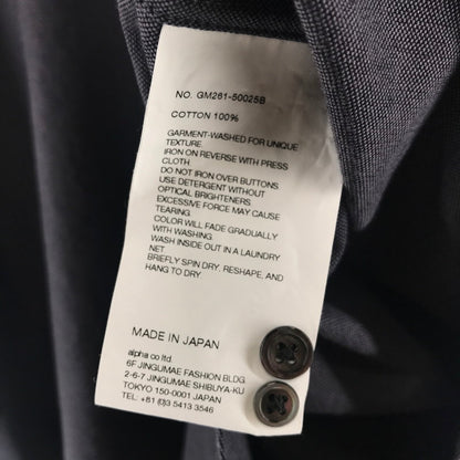 【中古品】【メンズ】 GRAPHPAPER グラフぺーパー GM261-50025B OXFORD S S OVERSIZED B.D SHIRT 半袖シャツ カラーGRAY SIZE:O 140-260924-ky-08-fuzh 万代Net店