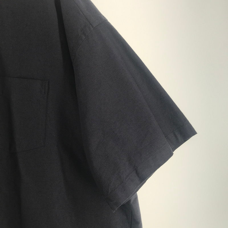 【中古品】【メンズ】 GRAPHPAPER グラフぺーパー GM261-50025B OXFORD S S OVERSIZED B.D SHIRT 半袖シャツ カラーGRAY SIZE:O 140-260924-ky-08-fuzh 万代Net店