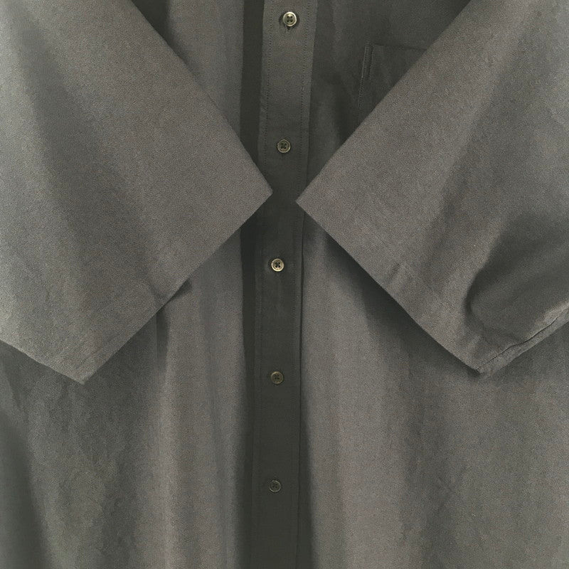 【中古品】【メンズ】 GRAPHPAPER グラフぺーパー GM261-50025B OXFORD S S OVERSIZED B.D SHIRT 半袖シャツ カラーGRAY SIZE:O 140-260924-ky-08-fuzh 万代Net店