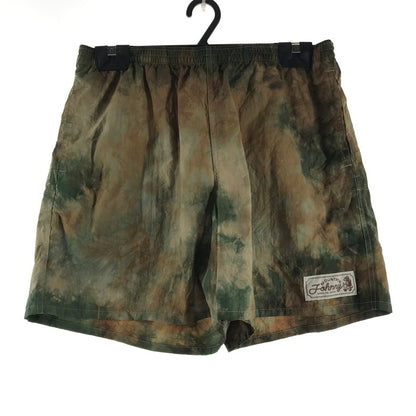 【中古品】【メンズ】 MOUNTAIN JOHNNY マウンテン・ジョニー ショートパンツ BROWN.GREEN タイダイ柄 SIZE:L ナイロンショートパンツ 151-260924-ky-10-fuzh 万代Net店