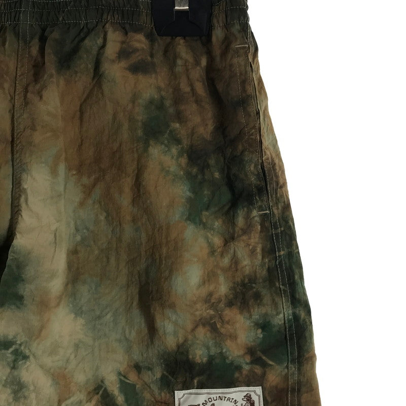 【中古品】【メンズ】 MOUNTAIN JOHNNY マウンテン・ジョニー ショートパンツ BROWN.GREEN タイダイ柄 SIZE:L ナイロンショートパンツ 151-260924-ky-10-fuzh 万代Net店