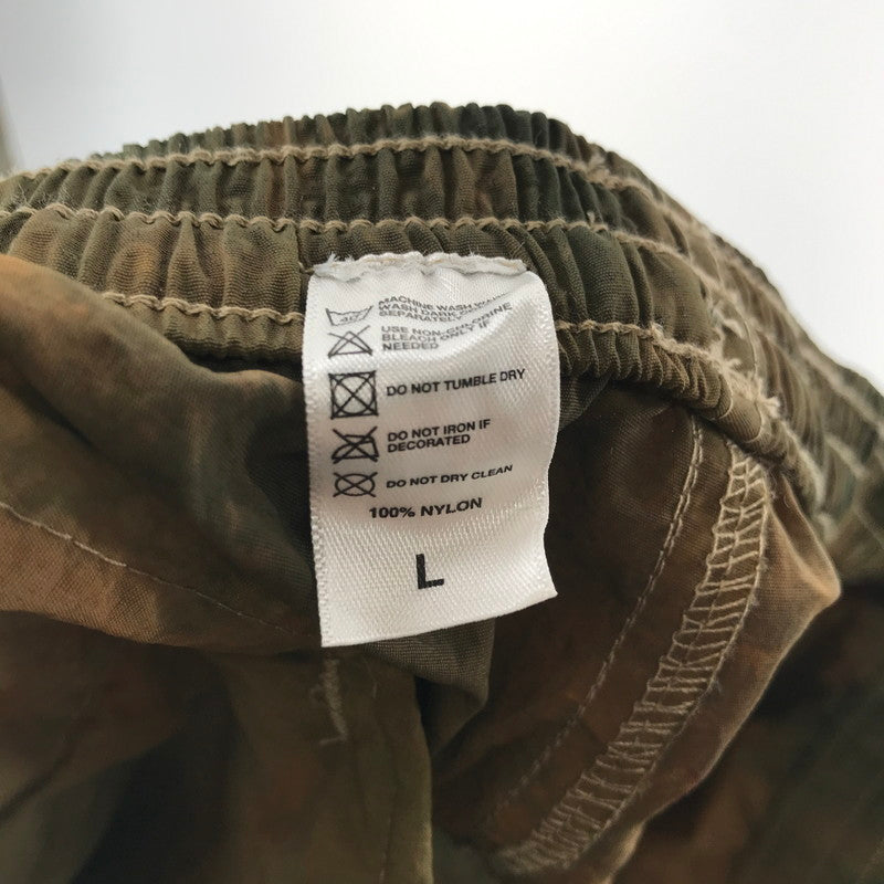 【中古品】【メンズ】 MOUNTAIN JOHNNY マウンテン・ジョニー ショートパンツ BROWN.GREEN タイダイ柄 SIZE:L ナイロンショートパンツ 151-260924-ky-10-fuzh 万代Net店