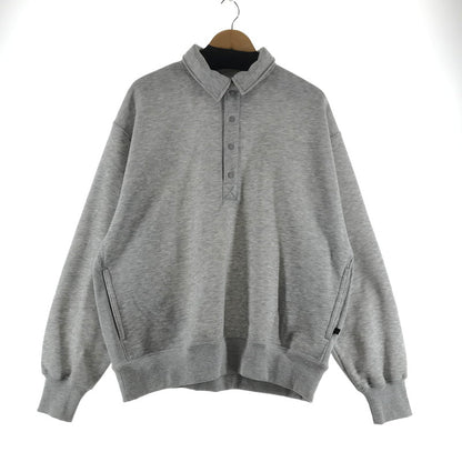 【中古品】【メンズ】 DAIWA PIER39 ダイワ ピア39 BE-53025W TECH SWEAT SNAP PULLOVER プルオーバースナップシャツ 杢GRAY SIZE:L 144-260924-ky-05-fuzh 万代Net店