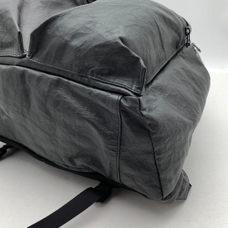 【中古品】【メンズ】 MOURE ULTRA LIGHT LEATHER BACKPACK カバン バックパック リュックサック 188-261003-gm-26-fuzh サイズ：25L カラー：ブラック 万代Net店