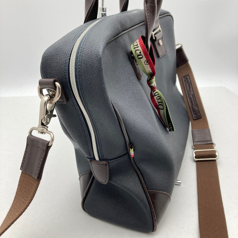 【中古品】【メンズ/レディース】 OROBIANCO オロビアンコ ブリーフケース ビジネスバッグ カバン ※スレキズ等有 188-261016-vt-92-fuzh カラー：ネイビー 万代Net店