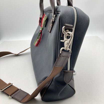 【中古品】【メンズ/レディース】 OROBIANCO オロビアンコ ブリーフケース ビジネスバッグ カバン ※スレキズ等有 188-261016-vt-92-fuzh カラー：ネイビー 万代Net店