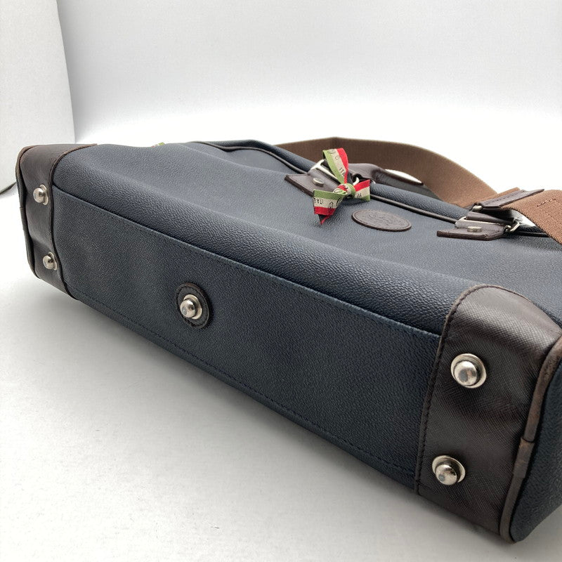 【中古品】【メンズ/レディース】 OROBIANCO オロビアンコ ブリーフケース ビジネスバッグ カバン ※スレキズ等有 188-261016-vt-92-fuzh カラー：ネイビー 万代Net店