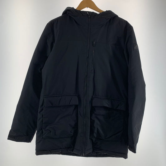 【中古品】【メンズ】 ADIDAS アディダス BS0980 XPLORIC PARKA COAT パーカーコート コート 上着 アウター BLACK 男性 ※汚れあり 148-260927-io-25-fuzh カラー：ブラック 万代Net店