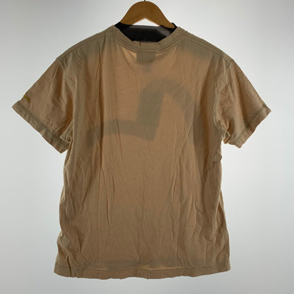 【中古品】【メンズ】 EVISU エヴィス 半袖Tシャツ Tシャツ BEIGE フロントロゴ 男性 ※使用感あり 145-260927-io-15-fuzh サイズ：38 カラー：ベージュ 万代Net店