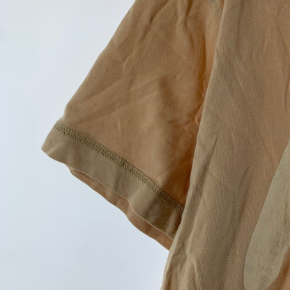 【中古品】【メンズ】 EVISU エヴィス 半袖Tシャツ Tシャツ BEIGE フロントロゴ 男性 ※使用感あり 145-260927-io-15-fuzh サイズ：38 カラー：ベージュ 万代Net店
