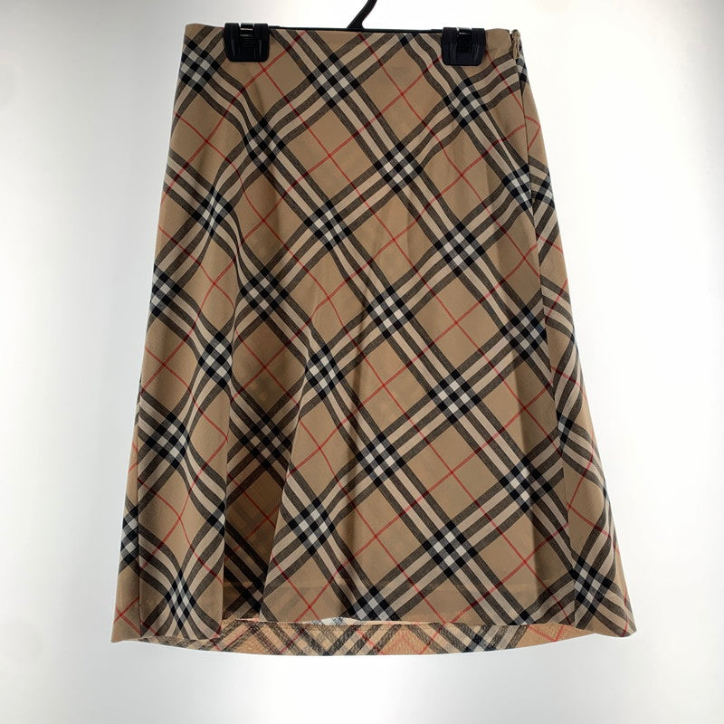 【中古品】【レディース】 BURBERRY BLUE LABEL バーバリーブルーレーベル スカート 168-260927-io-06-fuzh サイズ：38 カラー：ノバチェック 万代Net店