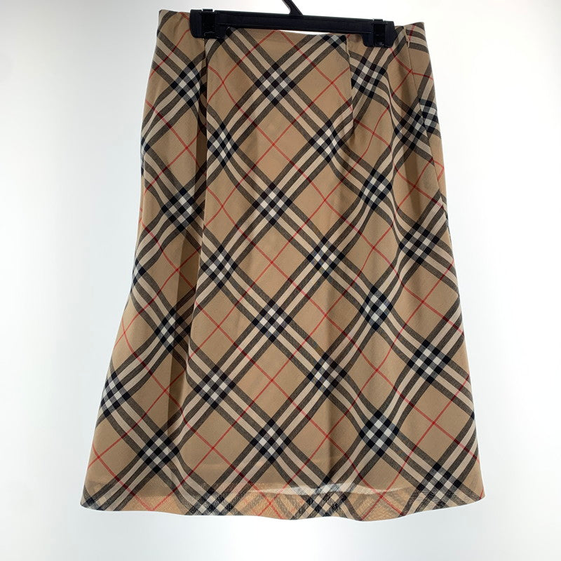 【中古品】【レディース】 BURBERRY BLUE LABEL バーバリーブルーレーベル スカート 168-260927-io-06-fuzh サイズ：38 カラー：ノバチェック 万代Net店