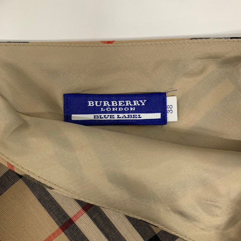 【中古品】【レディース】 BURBERRY BLUE LABEL バーバリーブルーレーベル スカート 168-260927-io-06-fuzh サイズ：38 カラー：ノバチェック 万代Net店