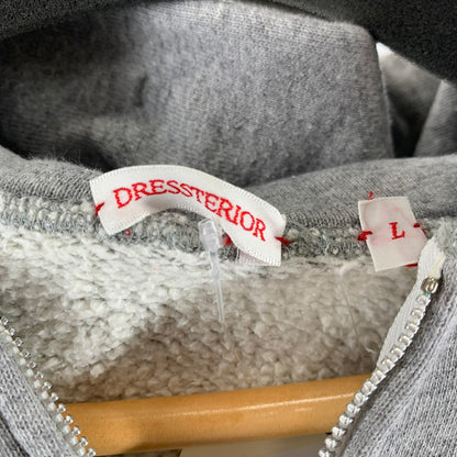 【中古品】【メンズ】 DRESSTERIOR ドレステリア ZIP PARKA ジップパーカー フーディー GRAY 男性 アウター 上着 トップス ※毛玉あり 140-260927-io-16-fuzh サイズ：L カラー：グレー 万代Net店