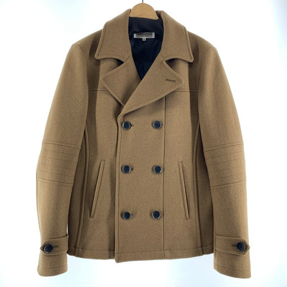 【中古品】【メンズ】 VANQUISH ヴァンキッシュ WOOL COAT ウールコート 上着 アウター コート BEIGE 男性 147-260927-io-26-fuzh サイズ：M カラー：ベージュ 万代Net店