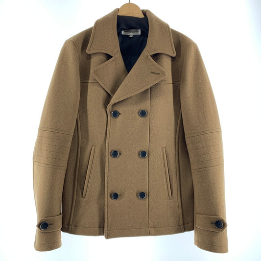 【中古品】【メンズ】 VANQUISH ヴァンキッシュ WOOL COAT ウールコート 上着 アウター コート BEIGE 男性 147-260927-io-26-fuzh サイズ：M カラー：ベージュ 万代Net店