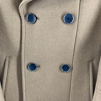 【中古品】【メンズ】 VANQUISH ヴァンキッシュ WOOL COAT ウールコート 上着 アウター コート BEIGE 男性 147-260927-io-26-fuzh サイズ：M カラー：ベージュ 万代Net店