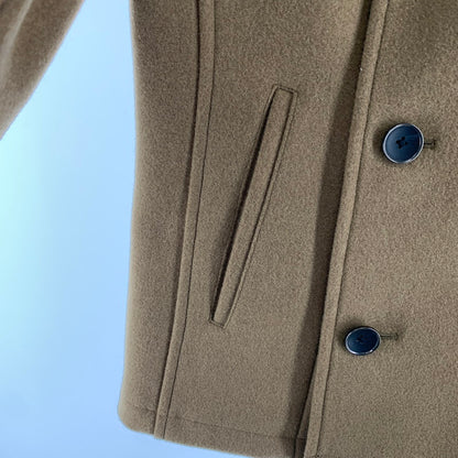 【中古品】【メンズ】 VANQUISH ヴァンキッシュ WOOL COAT ウールコート 上着 アウター コート BEIGE 男性 147-260927-io-26-fuzh サイズ：M カラー：ベージュ 万代Net店