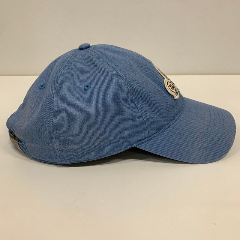 【中古品】【メンズ】 MONCLER モンクレール H10913B00019 BASEBALL CAP 帽子 キャップ BLUE ※色褪せあり 185-260927-io-02-fuzh カラー：ブルー 万代Net店