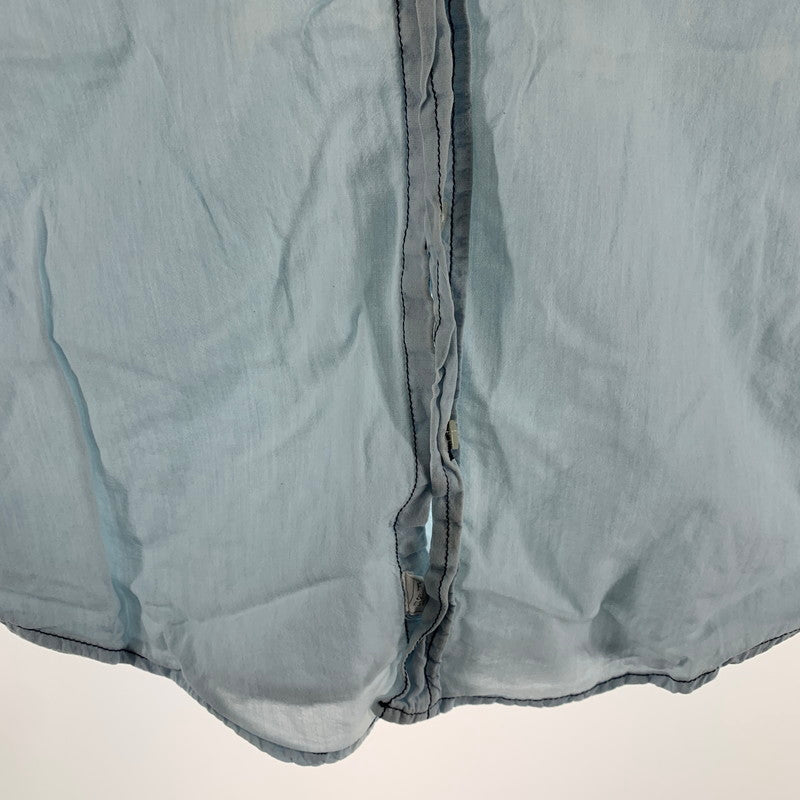 【中古品】【メンズ】 FRANK ＆EILEEN フランク＆アイリーン コットンシャツ BLUE 長袖シャツ 男性 141-260927-io-18-fuzh サイズ：XS カラー：ブルー 万代Net店