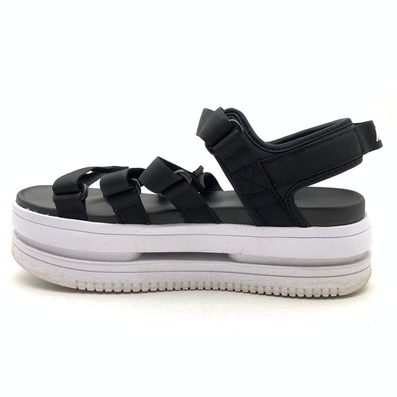 【中古品】【メンズ】 NIKE ナイキ DH0223-001 WOMEN'S ICON CLASSIC "BLACK WHITE" WMNS アイコンクラシック サンダル スニーカー 靴 160-260926-gm-25-fuzh サイズ：WMNS27cm カラー：ブラック 万代Net店