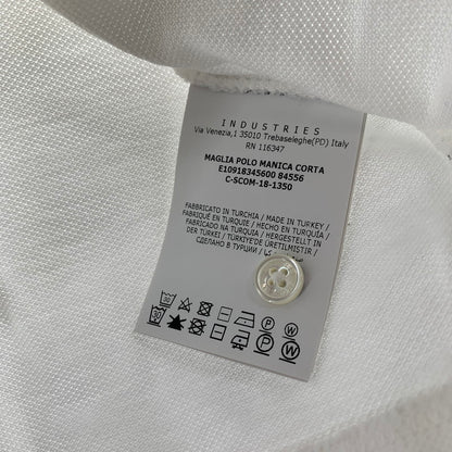 【中古品】【メンズ】 MONCLER モンクレール E10918345600-84556 POLO SHIRT ポロシャツ ポロ シャツ 半袖 ティップライン WHITE 男性 141-260927-io-22-fuzh サイズ：L カラー：ホワイト 万代Net店