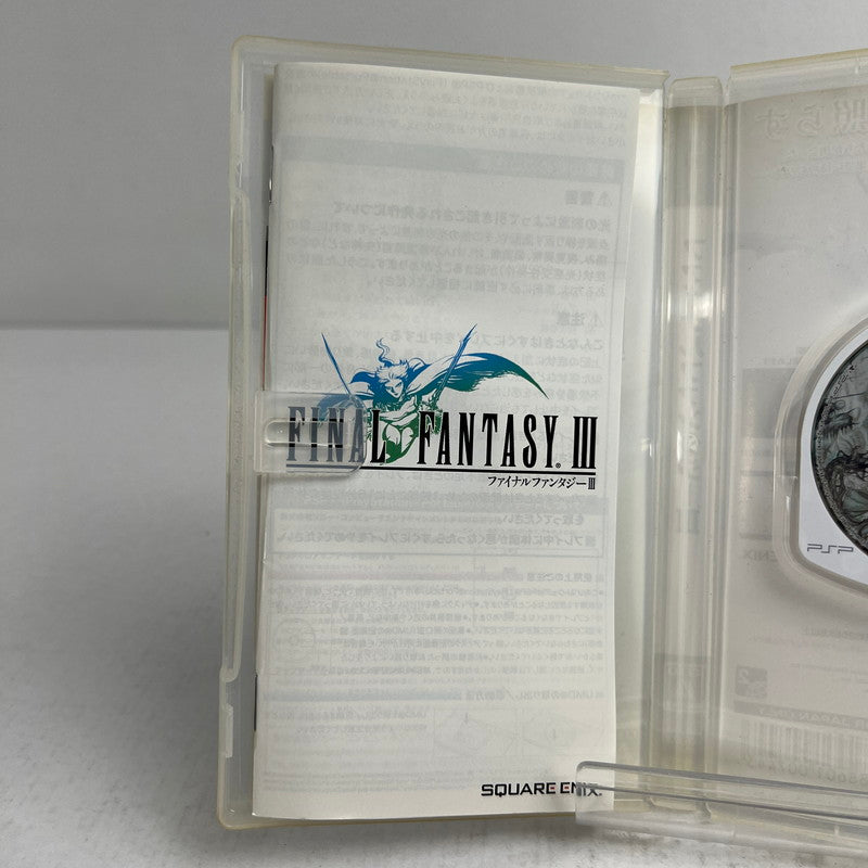 【中古品】 ファイナルファンタジーIII PSP FF レトロゲーム [CERO区分_A / 全年齢対象商品] 023-260927-io-39-fuzh 万代Net店