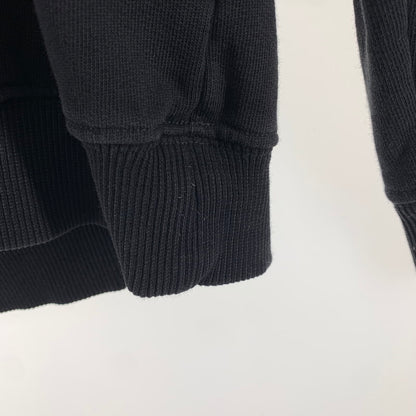 【中古品】【メンズ】 VERSACE ヴェルサーチ A89518S A234889 ロゴ 刺繍 ワッペン メデューサ スウェット トレーナー トップス BLACK 男性 ※使用感あり 141-260927-io-20-fuzh サイズ：S カラー：ブラック 万代Net店