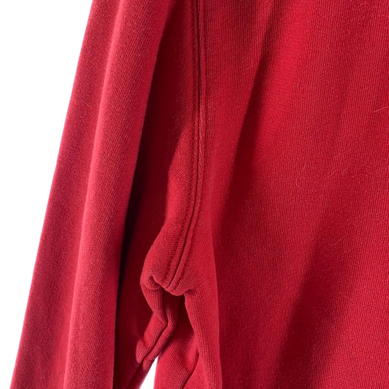 【中古品】【メンズ】 VERSACE ヴェルサーチ A87019 A230902 刺しゅうロゴ スウェット トップス トレーナー RED 男性 ※使用感あり 141-260927-io-21-fuzh サイズ：M カラー：レッド 万代Net店