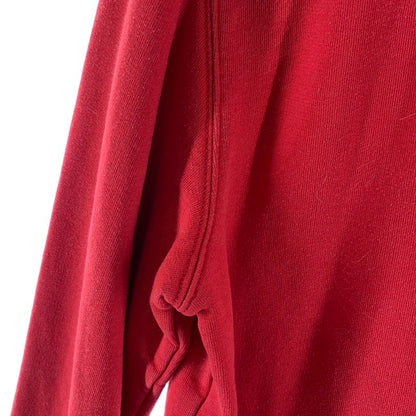 【中古品】【メンズ】 VERSACE ヴェルサーチ A87019 A230902 刺しゅうロゴ スウェット トップス トレーナー RED 男性 ※使用感あり 141-260927-io-21-fuzh サイズ：M カラー：レッド 万代Net店