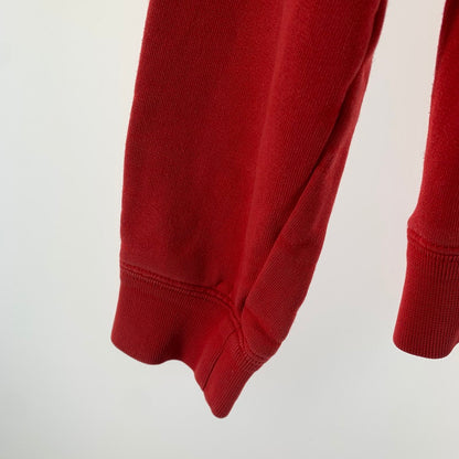 【中古品】【メンズ】 VERSACE ヴェルサーチ A87019 A230902 刺しゅうロゴ スウェット トップス トレーナー RED 男性 ※使用感あり 141-260927-io-21-fuzh サイズ：M カラー：レッド 万代Net店