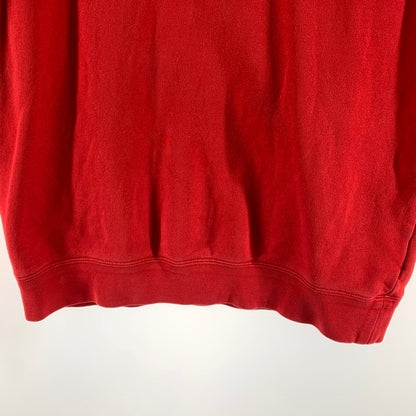 【中古品】【メンズ】 VERSACE ヴェルサーチ A87019 A230902 刺しゅうロゴ スウェット トップス トレーナー RED 男性 ※使用感あり 141-260927-io-21-fuzh サイズ：M カラー：レッド 万代Net店