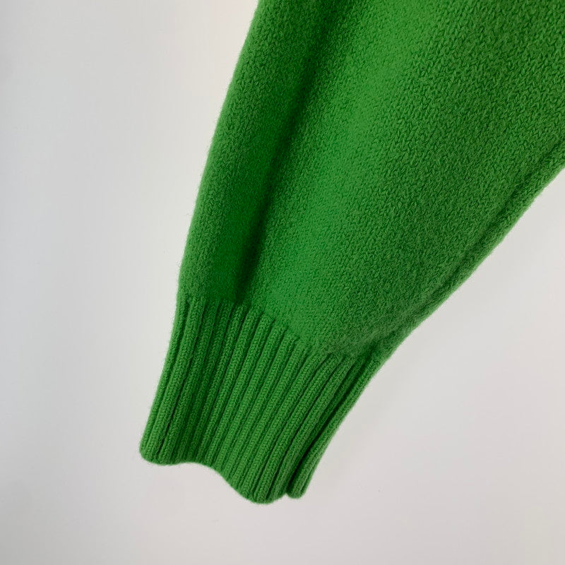 【中古品】【メンズ】 AMI PARIS アミ・パリス UKS002.018 HEART LOGO KNIT SWEATER ハートロゴ ニットセーター トップス セーター LIGHTGREEN 男性 おしゃれ ※毛玉・使用感あり 141-260927-io-23-fuzh サイズ：S カラー：ライトグリーン 万代Net店