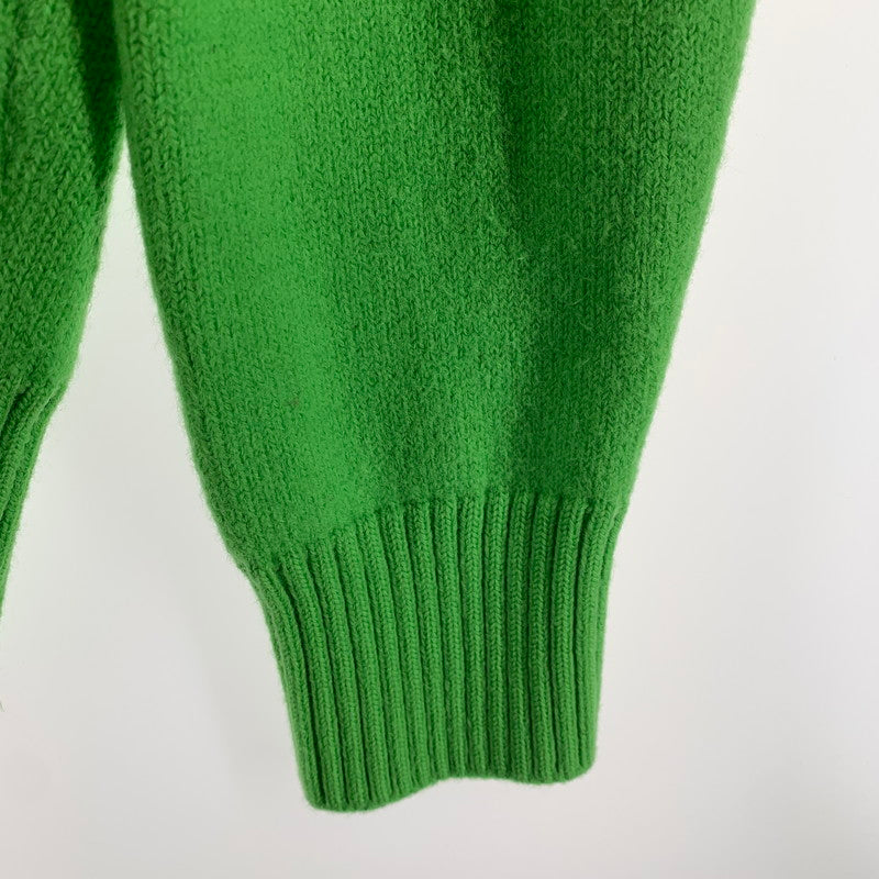 【中古品】【メンズ】 AMI PARIS アミ・パリス UKS002.018 HEART LOGO KNIT SWEATER ハートロゴ ニットセーター トップス セーター LIGHTGREEN 男性 おしゃれ ※毛玉・使用感あり 141-260927-io-23-fuzh サイズ：S カラー：ライトグリーン 万代Net店