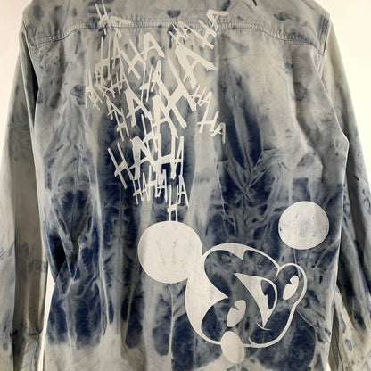 【中古品】【メンズ】 ONEMADE ワンメイド 長袖シャツ BLUE.タイダイ 長袖 シャツ 男性 おしゃれ お洒落 ※汚れ・使用感・ボタンほつれあり 140-260927-io-24-fuzh サイズ：46 カラー：ブルータイダイ 万代Net店